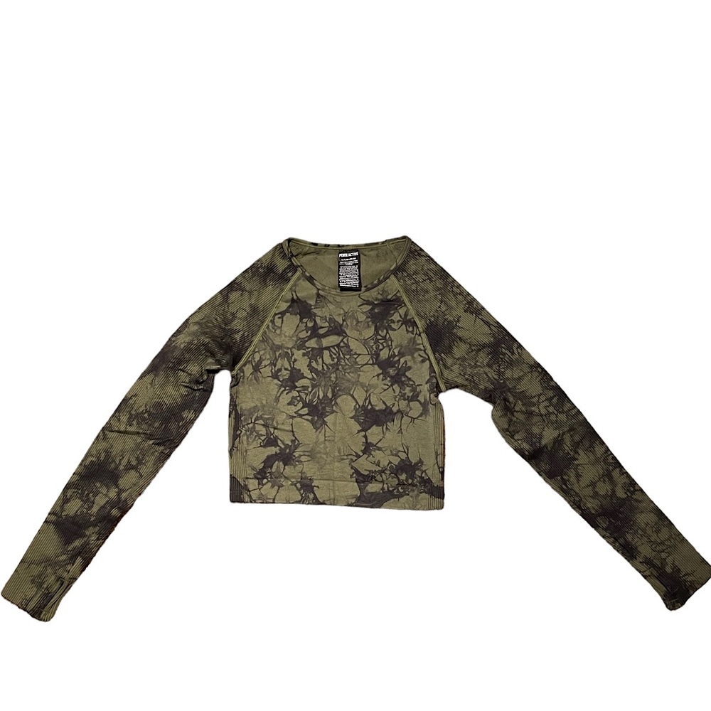 VICTORIA'S SECRET TIE DYE SEAMLESS CROP TOP